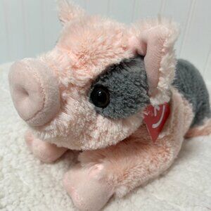 Aurora World Tidbit Pig Plush Flopsie Collection- Farm Animal - Eco-Friendly NWT